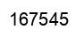 Number 167545 black image