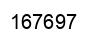 Number 167697 black image