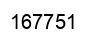 Number 167751 black image