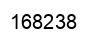 Número 168238 imagen negro