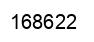 Número 168622 imagen negro