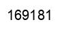 Número 169181 imagen negro