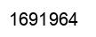 Number 1691964 black image