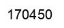 Número 170450 imagen negro