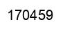 Number 170459 black image