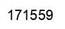 Number 171559 black image