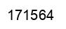 Number 171564 black image