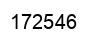 Number 172546 black image