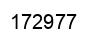 Number 172977 black image