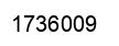Number 1736009 black image