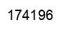 Number 174196 black image