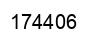 Number 174406 black image