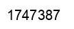 Número 1747387 imagen negro