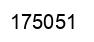 Number 175051 black image