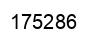 Number 175286 black image