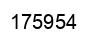 Number 175954 black image