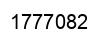 Number 1777082 black image