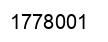 Number 1778001 black image