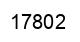 Number 17802 black image