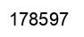 Number 178597 black image