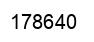 Number 178640 black image