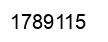 Number 1789115 black image
