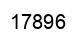 Number 17896 black image