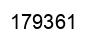 Number 179361 black image