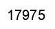 Número 17975 imagen negro