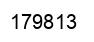 Number 179813 black image