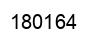 Number 180164 black image