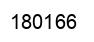 Number 180166 black image
