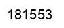 Number 181553 black image