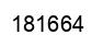 Number 181664 black image