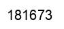 Number 181673 black image