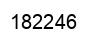Number 182246 black image