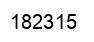 Number 182315 black image