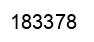 Number 183378 black image