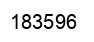 Number 183596 black image