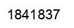 Number 1841837 black image