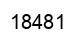 Number 18481 black image
