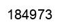Número 184973 imagen negro
