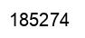 Número 185274 imagen negro