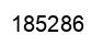 Number 185286 black image