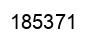 Number 185371 black image