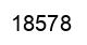 Number 18578 black image