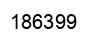 Number 186399 black image
