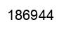 Número 186944 imagen negro