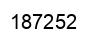 Number 187252 black image