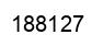 Number 188127 black image